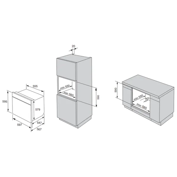 Cuptor încorporabil Gorenje BO 758 KR 3300 W/ White photo 6