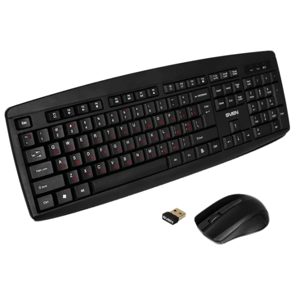 Клавиатура и Мышь Sven KB-C3100W Беспроводные/ Черный photo 2