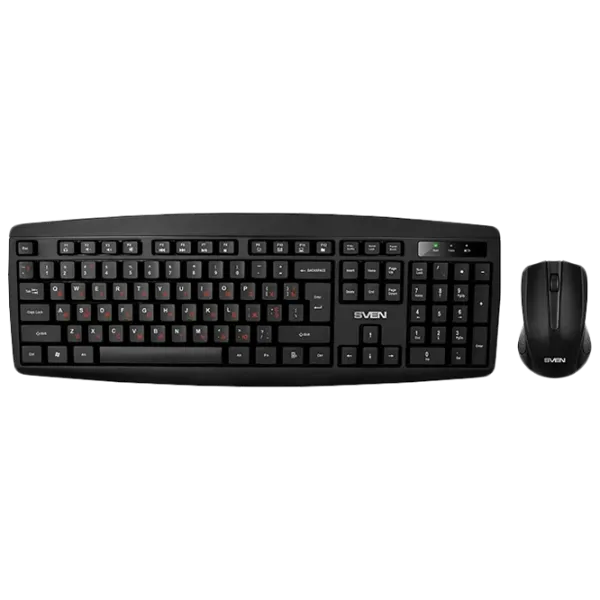 Клавиатура и Мышь Sven KB-C3100W Беспроводные/ Черный photo 14