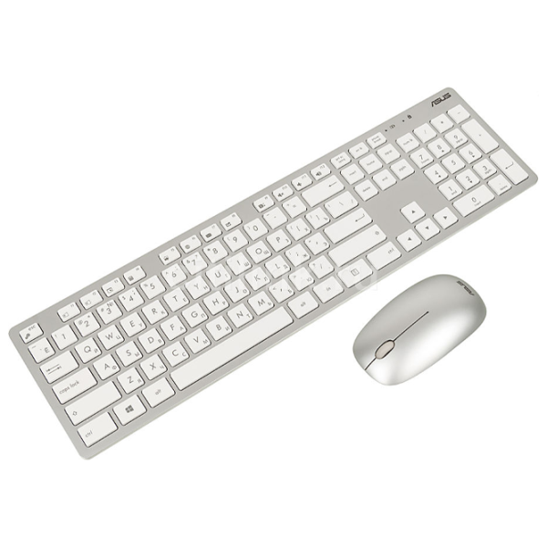 Tastatura & Mouse Asus W5000 Fără fir/ White photo 2