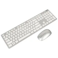 Tastatura & Mouse Asus W5000 Fără fir/ White photo 2