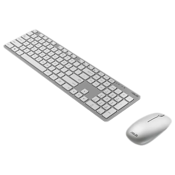 Tastatura & Mouse Asus W5000 Fără fir/ White photo 3