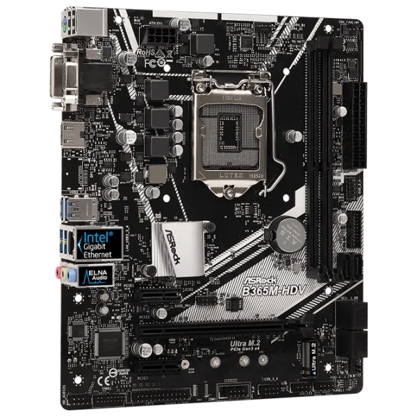 Материнская плата ASRock B365M-HDV micro ATX/ Intel B365 photo 2