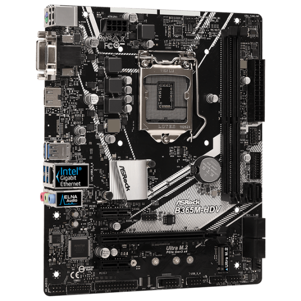 Материнская плата ASRock B365M-HDV micro ATX/ Intel B365 photo 2