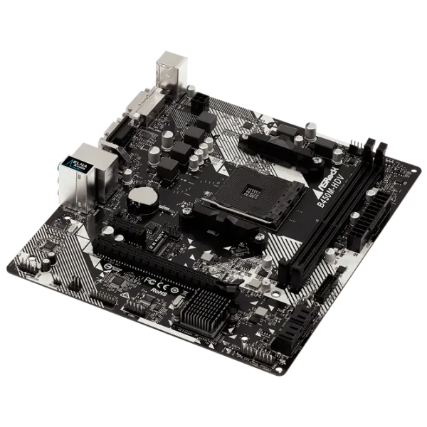 Материнская плата ASRock B450M-HDV R4.0 mATX/ AMD Promontory B450 photo 3
