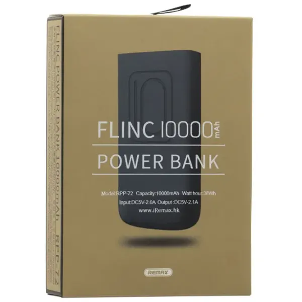 Power Bank Remax Flinc 10000 мАч/ Черный photo 5