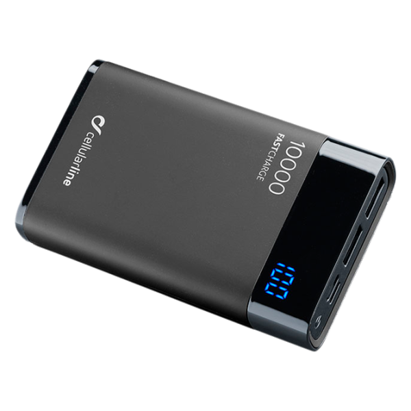 Power Bank Cellularline FreePower Manta HD 10000 мАч/ Черный photo 4 Power Bank Cellularline FreePower Manta HD 10000 мАч/ Черный photo 4