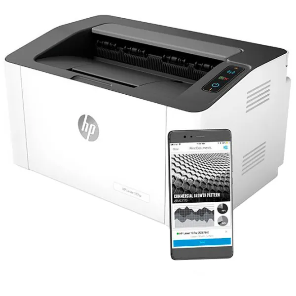 Imprimantă HP M107W Laser / Monochrome / White photo 5
