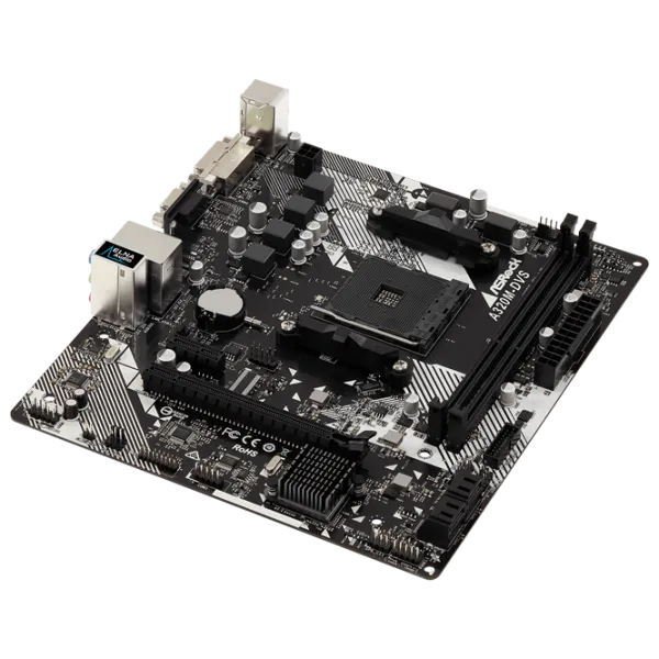 Материнская плата ASRock A320M-DVS R4.0 mATX/ AMD Promontory A320 photo 2
