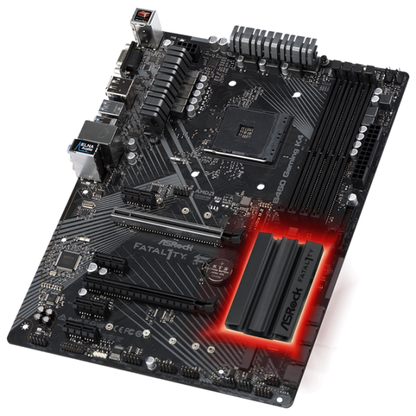 Материнская плата ASRock Fatal1ty B450 Gaming K4 ATX/ AMD Promontory B450 photo 2