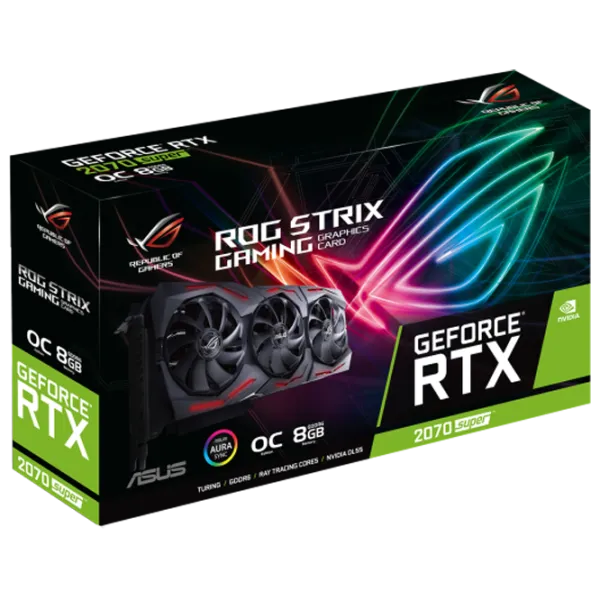 Placă video Asus GeForce RTX 2070 SUPER ROG STRIX GAMING PCI Express x16 3.0 / 8 GB photo 8 Placă video Asus GeForce RTX 2070 SUPER ROG STRIX GAMING PCI Express x16 3.0 / 8 GB photo 8