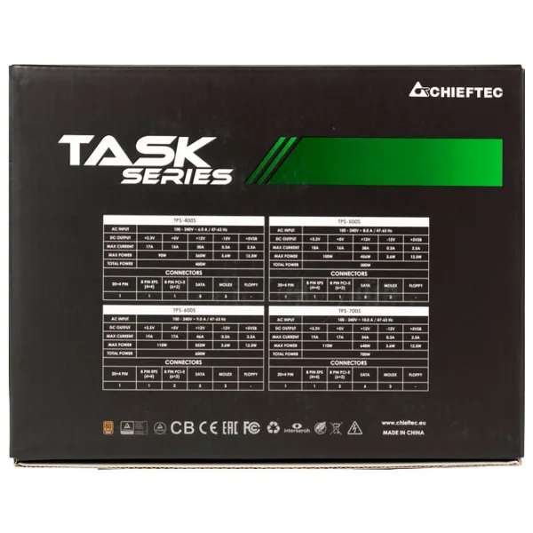 Sursă de alimentare Chieftec TASK TPS-700S 80+ Bronze/ 700 W photo 5