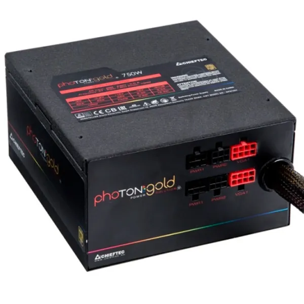 Sursă de alimentare Chieftec PHOTON GOLD GDP-750C-RGB 90%/ 750 W photo 2