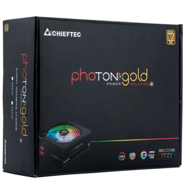 Sursă de alimentare Chieftec PHOTON GOLD GDP-750C-RGB 90%/ 750 W photo 5