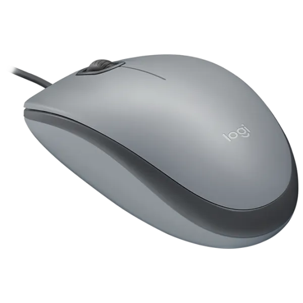 Mouse Logitech M110 USB/ Gray photo 2