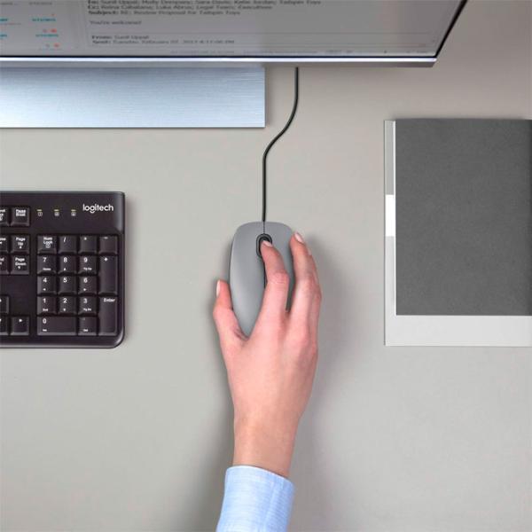 Mouse Logitech M110 USB/ Gray photo 6