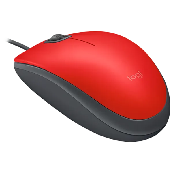 Mouse Logitech M110 USB/ Red photo 2