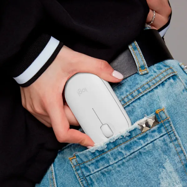 Mouse Logitech M350 Bluetooth/ White photo 5 Mouse Logitech M350 Bluetooth/ White photo 5
