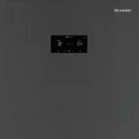 Frigider SHARP SJBA31IHDA2EU cu congelator jos 324 l / 186 cm / Graphite photo 5
