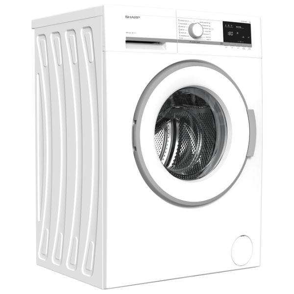 Стиральная машина SHARP ESGFB7143W3EE 7 кг / 1400 об/мин / Белый photo 3 Стиральная машина SHARP ESGFB7143W3EE 7 кг / 1400 об/мин / Белый photo 3