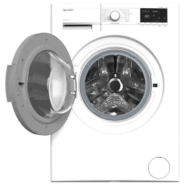 Стиральная машина SHARP ESGFB7143W3EE 7 кг / 1400 об/мин / Белый photo 5 Стиральная машина SHARP ESGFB7143W3EE 7 кг / 1400 об/мин / Белый photo 5