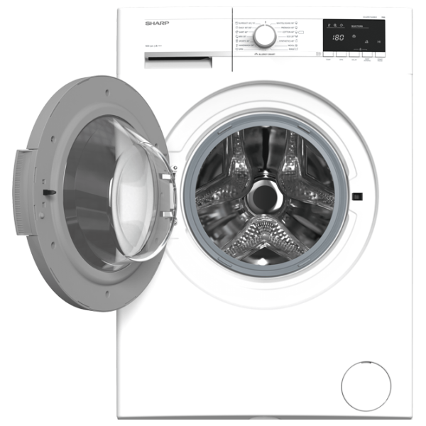Стиральная машина SHARP ESGFB7143W3EE 7 кг / 1400 об/мин / Белый photo 5 Стиральная машина SHARP ESGFB7143W3EE 7 кг / 1400 об/мин / Белый photo 5