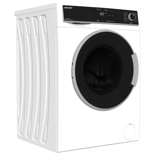 Mașină de spălat SHARP ESHFB812AW3EE 8 kg / 1200 rpm / White photo 2