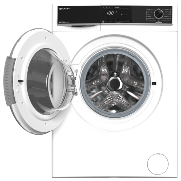 Mașină de spălat SHARP ESHFB812AW3EE 8 kg / 1200 rpm / White photo 5