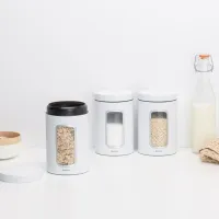 Ёмкость для хранения BRABANTIA 39506 1.4 л/ Cталь/ Белый photo 3