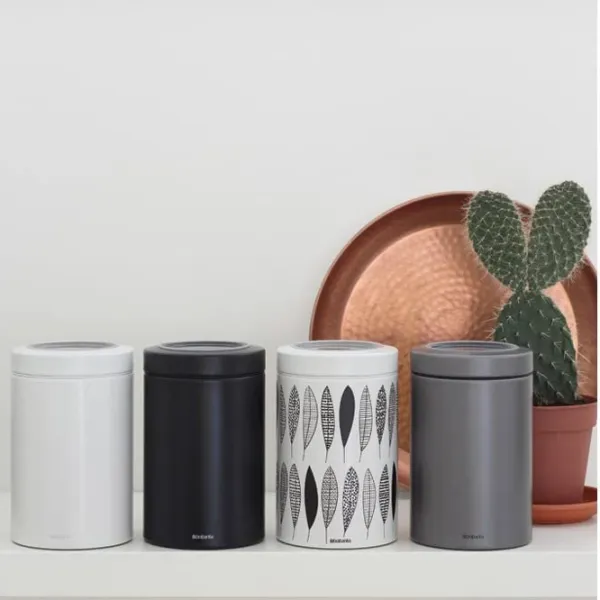 Rezervor de stocare BRABANTIA 46267 1.4 l/ Oțel/ Platinum photo 2