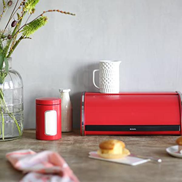Ёмкость для хранения BRABANTIA 46273 1.4 л/ Cталь/ Красный photo 2