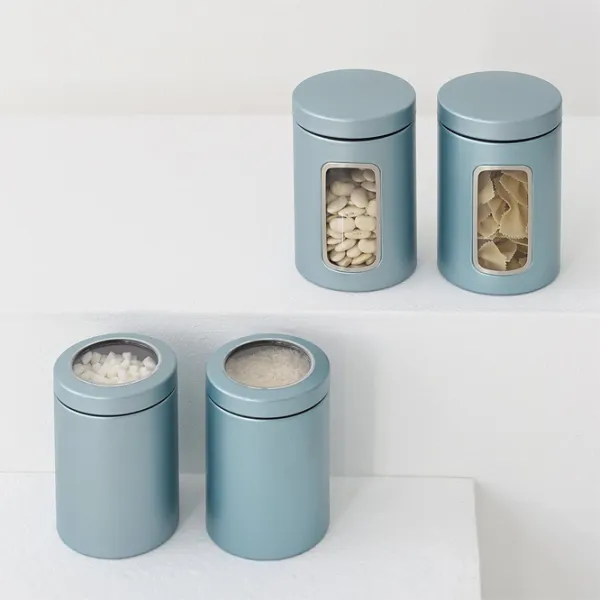 Rezervor de stocare BRABANTIA 39486 1.4 l/ Oțel/ Mint photo 4