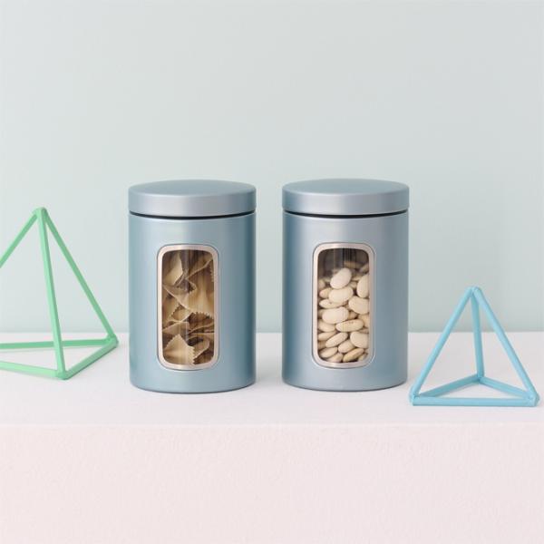 Rezervor de stocare BRABANTIA 39486 1.4 l/ Oțel/ Mint photo 5