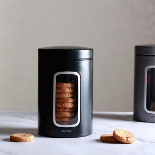 Rezervor de stocare BRABANTIA 39496 1.4 l/ Oțel/ Black photo 3