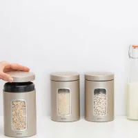 Ёмкость для хранения BRABANTIA 39525 1.4 л/ Cталь/ Бежевый photo 3