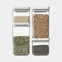 Ёмкость для хранения BRABANTIA 46260 0.7л / Пластик / Прозрачный photo 2