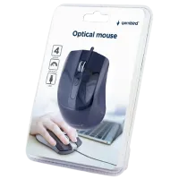 Mouse Gembird MUS-4B-01 Black photo 3