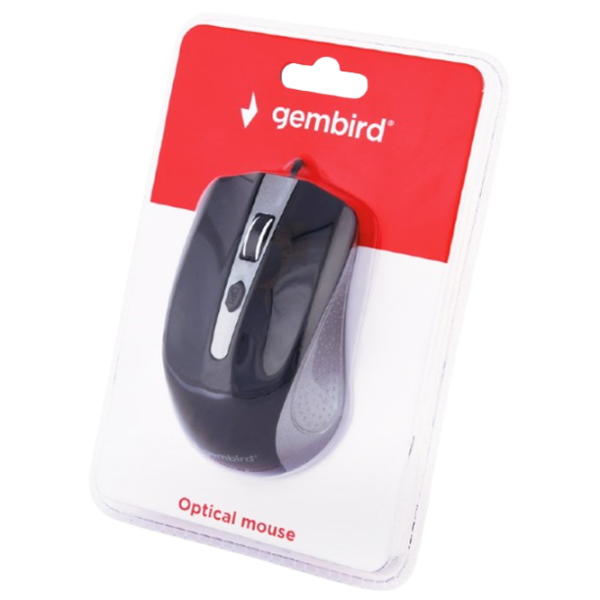 Mouse Gembird MUS-4B-01-SB Black photo 3