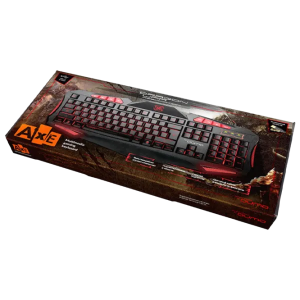 Клавиатура Qumo Axe Проводная/ Черный photo 2 Клавиатура Qumo Axe Проводная/ Черный photo 2