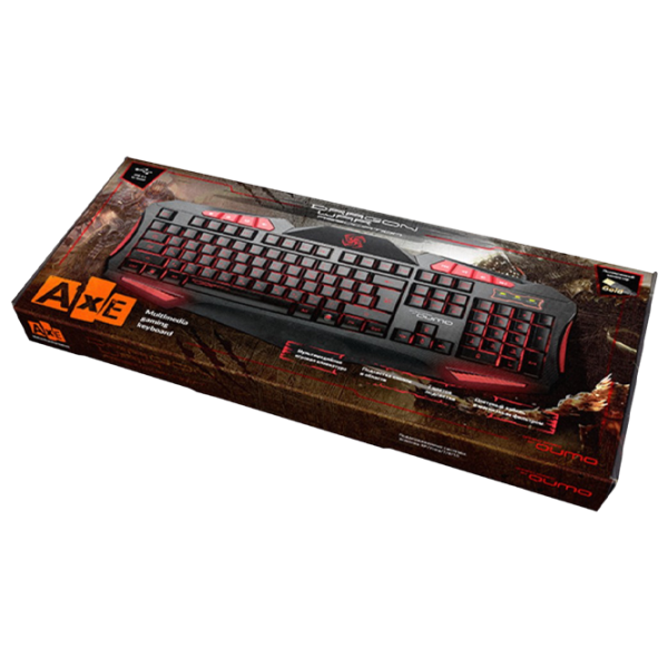 Клавиатура Qumo Axe Проводная/ Черный photo 2 Клавиатура Qumo Axe Проводная/ Черный photo 2