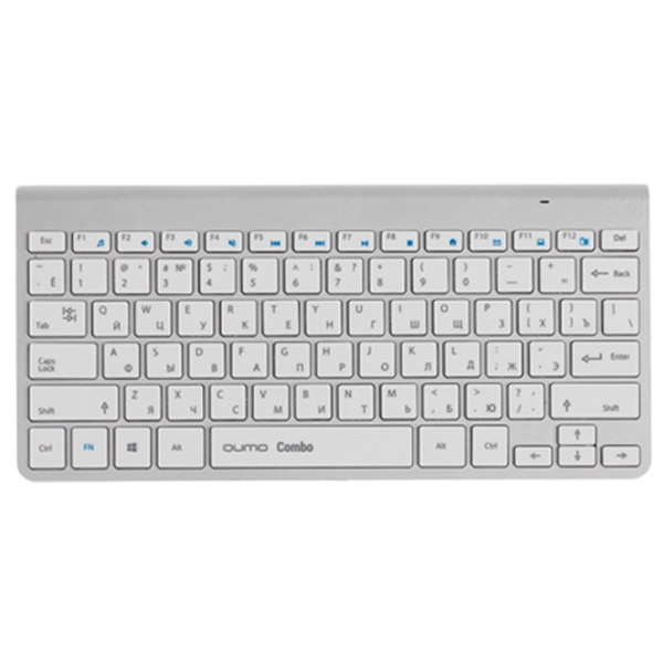 Tastatura & Mouse Qumo Combo Fără fir/ White photo 6