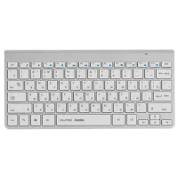 Tastatura & Mouse Qumo Combo Fără fir / White photo 5