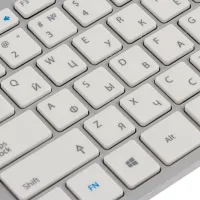 Tastatura & Mouse Qumo Combo Fără fir / White photo 6