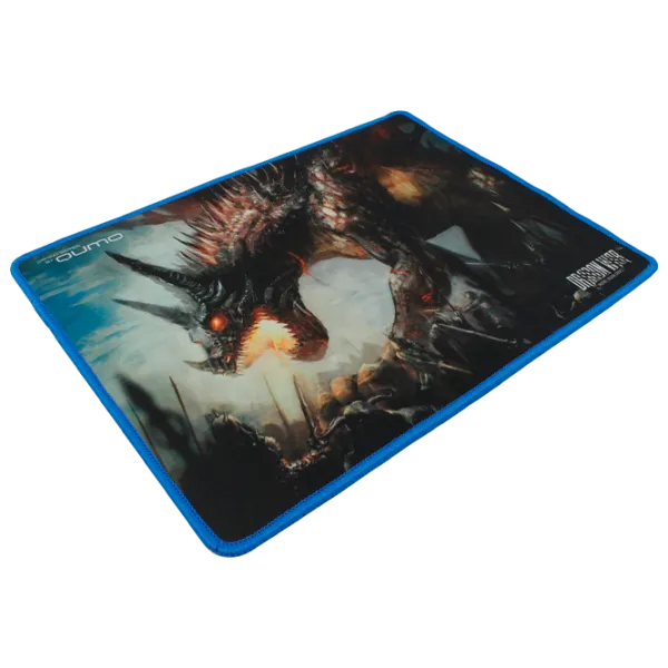 Covoraș pentru mouse Qumo Daemon Hunt Black Blue photo 2