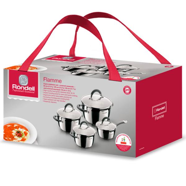 Set de cratițe Rondell RDS-040 5.7 l Inox/ Silver photo 7 Set de cratițe Rondell RDS-040 5.7 l Inox/ Silver photo 7