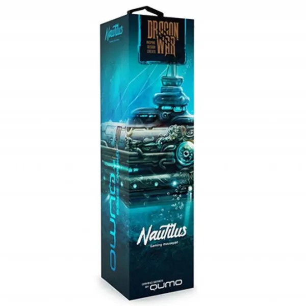 Covoraș pentru mouse Qumo Nautilus Black Blue photo 3