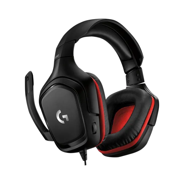 Наушники Logitech G332 Prodigy Красный Черный Проводная/ Игровой photo 2 Наушники Logitech G332 Prodigy Красный Черный Проводная/ Игровой photo 2