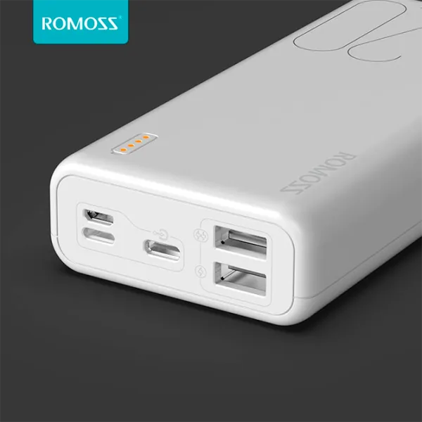 Power Bank Romoss Simple 20 20000 mAh/ White photo 2 Power Bank Romoss Simple 20 20000 mAh/ White photo 2