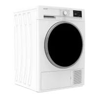 Сушильная машина SHARP KDGHB8S7GW2EE 8 кг/ Белый photo 3