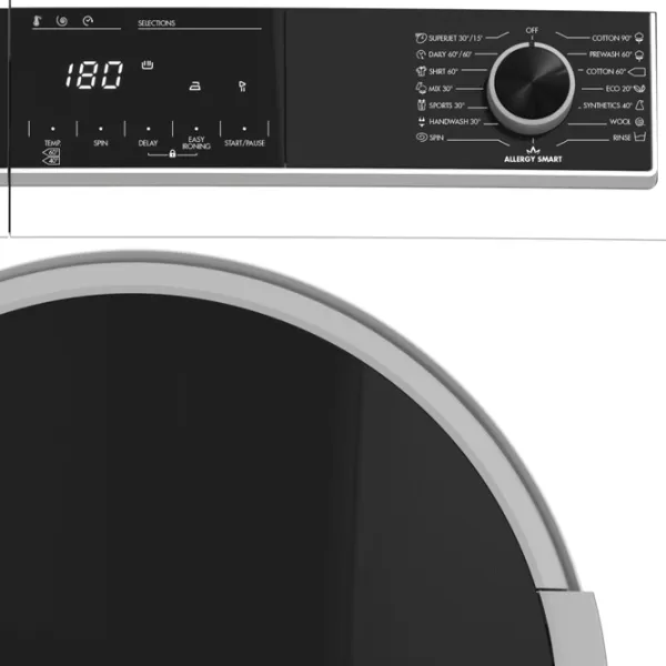 Стиральная машина SHARP ES-HFH914AW3EE 9 кг / 1400 об/мин / Белый photo 6 Стиральная машина SHARP ES-HFH914AW3EE 9 кг / 1400 об/мин / Белый photo 6